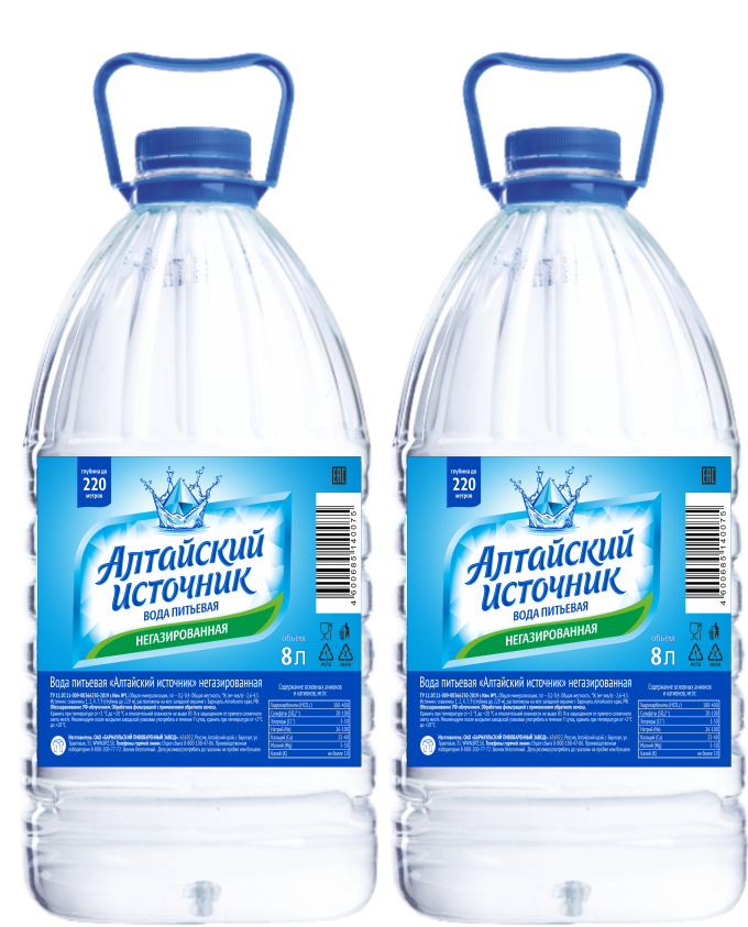 Вода питьевая «Алтайский источник» негазированная (ПЭТ-бутылка)
